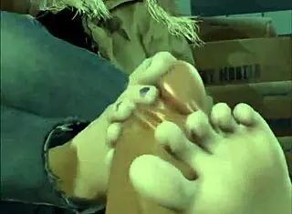 Tricky POV Cartoon Striptease With Clothes Ripped Off.