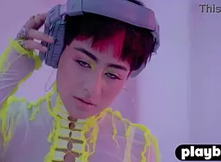 Mia Valentine, stunning Latina teen, poses seductively in lingerie, showcasing her hot big ass with striptease moves and undressing.