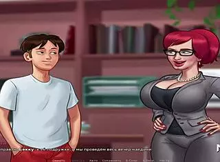 summertime saga features a redhead babe in an uncensored anime adventure.