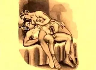 I love these vintage erotic drawings that stir my deepest desires.
