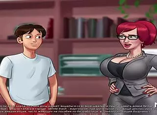 summertime saga features a redhead babe in an uncensored anime adventure.