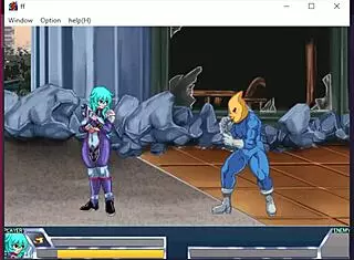 In this hentai game, the final fuck scene plays out again in full 3d cartoon style
