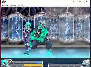 In this hentai game, the final fuck scene plays out again in full 3d cartoon style