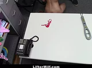 Hot milf shoplifter christy love getting strict cavity search - liftermilf.