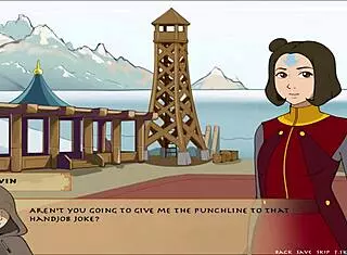 Korra Oppai Stars in Four Element Trainer Game