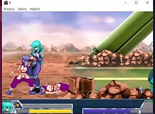 In this hentai game, the final fuck scene plays out again in full 3d cartoon style