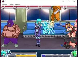 In this hentai game, the final fuck scene plays out again in full 3d cartoon style