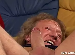 horny blondie takes on a massive cock in steamy amateur gay action with socks on.