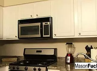 mason jerks off in the kitchen, gets super angry 😡💦