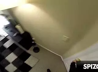 young brunette takes big cock in pov - porngoespro