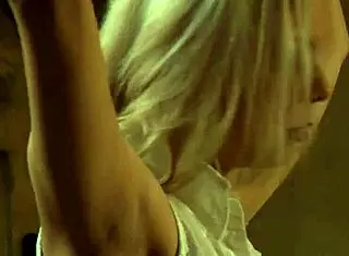 horny lesbian mistress dominates bound slave with big strapon 😈