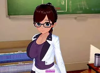 PROFESSOR CLAUDIA MORENO GETS TITTY FUCK AND ASS FUCKED!