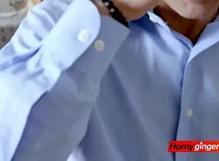 Redhead Lucy Seduces Stepfather For Pussy Drilling