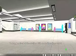 Hentai girl gets blowjob and creampie in elevator