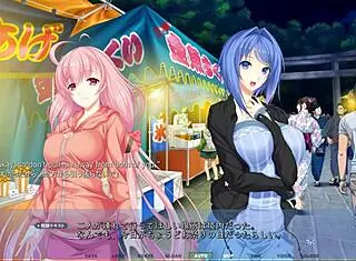 Dual step-sisters titfuck in harem route.