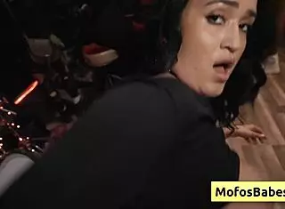 nia bleu gets her big tits fucked by brett maker during the live concert.