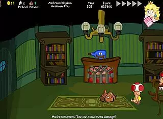 Peach's untold tale features big tits in hentai anime world 1-1.