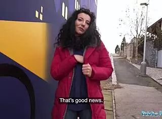 public agent teen fucked after losing rock paper scissors game! 😂 damn, that pov action!