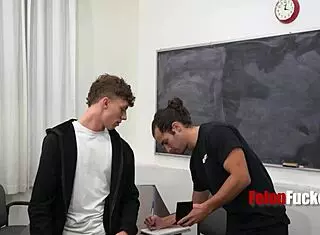 feeling the rough punishment on my twink's blue eyes in the garage