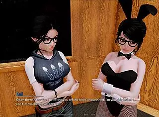 Harem Hotel 418: Curvy Outfits And Boobs Galore