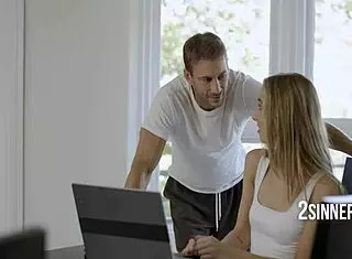 i got so turned on by that petit blonde erotic show