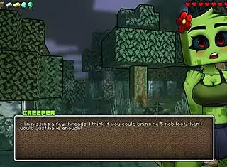 巨乳女巫Hornycraft恶搞游戏女上位狂骑