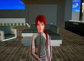 My new family episode 33 features redhead and brunette characters in a cartoon setting