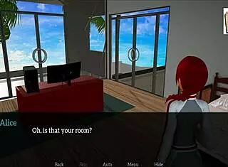 My new family episode 33 features redhead and brunette characters in a cartoon setting