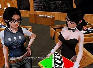 Harem Hotel 418: Curvy Outfits And Boobs Galore