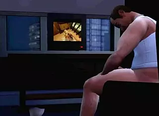 Watch this shemale threesome in the garage.