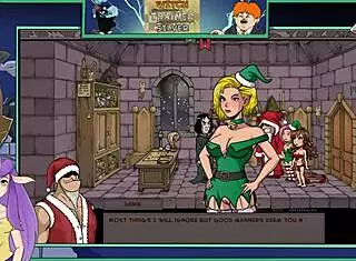 Witch Trainer Silver Part 17: Brunette Asian Cartoon Girl in Sexy Game Action