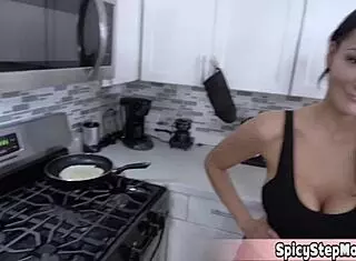 i’m obsessed with my skinny busty stepmother sucking me off!