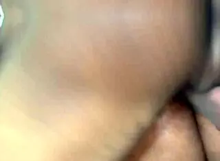 Freakyqueennxx bad bitch receives huge cumshot on big tits full ebony video