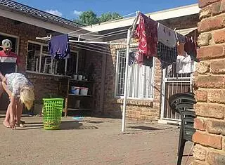 Troubled Man Fucking My Wife Outdoors in Homemade Sex!