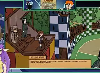 Witch Trainer Silver Part 17: Brunette Asian Cartoon Girl in Sexy Game Action