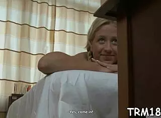 oiled teen ends massage with nasty gangbang