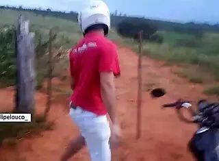 i fucked the blonde teen on the road in public