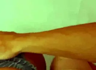 I put on sexy lingerie and gave it to my friend's boy in a group swingers scene