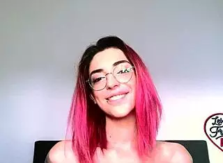 Leila's Petite Tits Tease In Lingerie Play