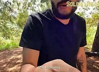 She wants to go to the mountains for cardio but i have other plans and the slut agrees to ride my cock outdoors 😈