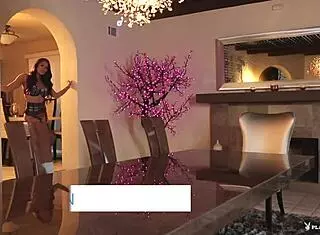 playboy candace leilani does a striptease with clothes ripped