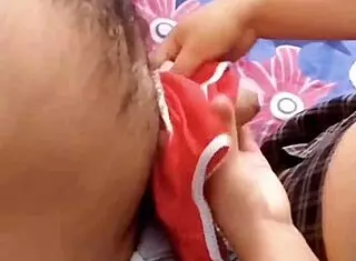 Homemade Fun with Mexican Student in Uniform