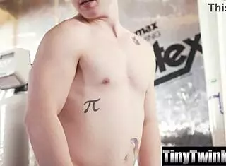 Petite Twink Wants To Worship Tall Man's Big Cock