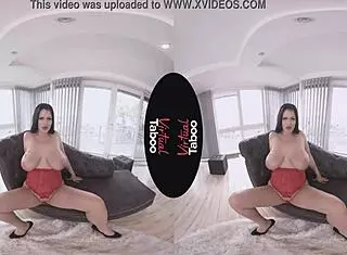in virtual taboo, she rendezvous with big boobs