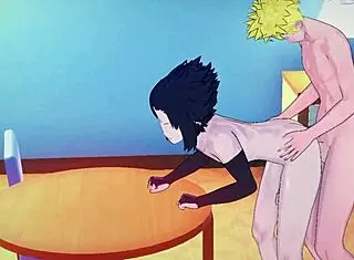 I love naruto and sasuke hentai, they have such hot sex scenes