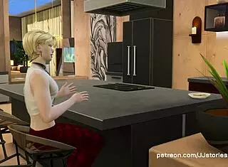 Jj Sims 4 dad fucks his stepson on vacation