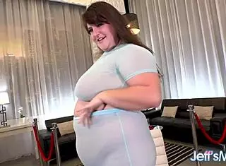 Hairy Plumper Leila Lewis With A Giant Ass Toys Her Pussy Passionately