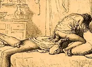 Vintage Erotic Illustration From Antique Comic