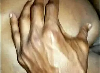 ebony wife with hairless pussy getting monster cock splash 6!