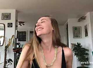 Amateur Sarah Fingers Her Perky Tits And Pussy To Intense Quivering Orgasm